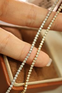 Xinfly - Pulsera de Diamantes Naturales de 18 Quilates de Oro Puro para Mujer, 1.8 Quilates en Total - Product Image 5