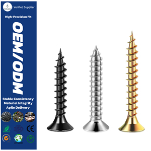 Black Phosphate Drywall Screw Silver Zinc Plated Flat Head Wood <b>Fastener</b> Phillips Drive Construction Bulk Wholesale Supply - Product Image 1