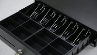 Hochwertige KER-410S Sichere Geldkassette Robuste Langlebige Metall-Kassenschublade für Laden-Kassensysteme