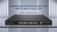 Commutateur PoE Gigabit 1000 Mbps 48 V 8 16 24 48 ports Commutateur réseau PoE pour caméra IP Enregistreur NVR