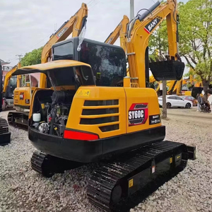 Excavateurs sur chenilles SANY d'occasion certifiés CE avec godet mini excavateurs SY60 de 6 tonnes à vendre des machines de Chine - Product Image 1
