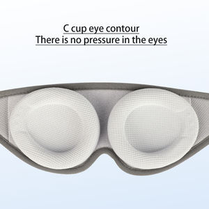 Logotipo personalizado mejor sombreado luz 3D memoria espuma dormir ojo máscara Blackout contorneado memoria espuma ajustable C <span class=keywords><strong>taza</strong></span> dormir ojo máscara - Product Image 6
