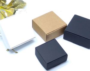 Fabricant de boîtes en carton et en kraft de haute qualité pour bonbons, petites boîtes en papier, boîte-cadeau artisanale noire - Product Image 3