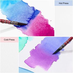 XinyiArt 100% coton 300gsm sans acide 24 feuilles presse à froid carré <span class=keywords><strong>aquarelle</strong></span> Journal bloc de <span class=keywords><strong>papier</strong></span> carnet de croquis pour artistes adultes - Product Image 3