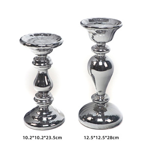 Fourniture d'usine Fête de mariage Décoration de table à la maison <span class=keywords><strong>Bougeoir</strong></span> en verre cristal à longue tige Chandelier décoratif - Product Image 6