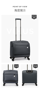 Valise à roulettes universelle en Oxford de 16 pouces, valise à roulettes pour affaires, valise à roulettes, valise de voyage, valise à roulettes - Product Image 3