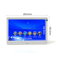 Les plus cadre Photo numérique Full HD 10 pouces cadre Photo numérique musique 1080P calendrier vidéo réveil carte SD USB télécommande