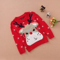 Weihnachten Baby Kleidung Kinder Strick pullover für Winter Weihnachten Kleinkind Kleidung