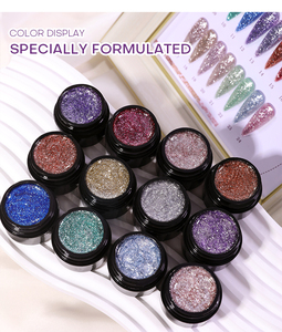 مقاول جل براق فرنسي-جل نباتي صديق للبيئة غير سام من مادة هيما بالأشعة فوق البنفسجية لصالونات الأظافر الاحترافية لوازم سائبة خاصة - Product Image 6