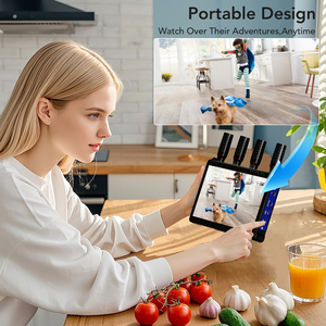 Беспроводной HDMI-передатчик и приемник SYONG 400 метров, 1080P, с задержкой 0.05 с и 7-дюймовым экраном для камер и прямой трансляции спортивных мероприятий - Product Image 6