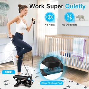 Alat Fitness Stepper Hidrolik Pembakar Lemak Tubuh Penuh untuk Latihan di Rumah dengan Monitor LCD - Product Image 3
