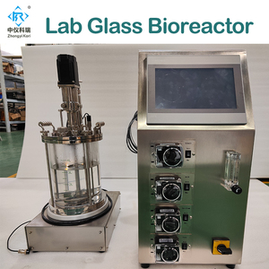 Laboratory Glass <strong>Bioreactor</strong> <strong>Fermenter</strong> Tank for Culture Grow - Product Image 4