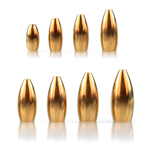 رصاصة صيد باس رصاصة ز 5g 7g 10g النحاس وزن دودة الغطاس - Product Image 4