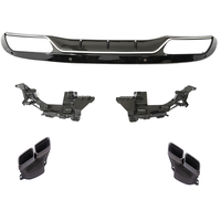 Diffuseur arrière ABS pour Mercedes-Benz Classe C W205, amélioré au style C63