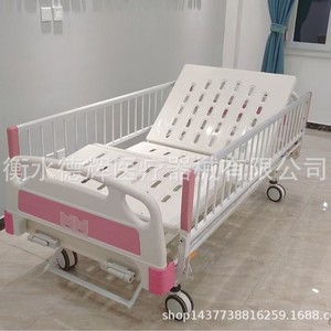 เตียงพยาบาลอเนกประสงค์ Jiaxin รุ่น 2050*950*500 พร้อมระบบเบรกควบคุมกลางสำหรับผู้ป่วย - Product Image 4