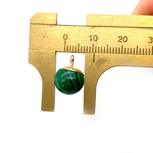<span class=keywords><strong>2025</strong></span> grosir 10x15mm liontin batu Malachite pirus biru alami cantik bandul imut modis - Product Image 2