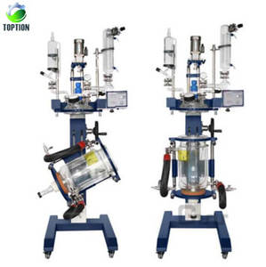 Toption Bioreactor Dual Layer Jacketed Glass Reactor in Stock - Product Image 5