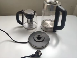 Turkish samovar materiale vetro doppio teiera set bollitori elettrici <span class=keywords><strong>3L</strong></span> - Product Image 2