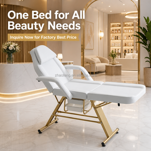 Table de massage professionnelle réglable pour salon de beauté, spa, extension de cils, tatouage – Chaise robuste - Product Image 4