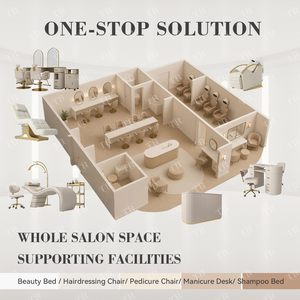 2026 Venta al por mayor Foshan: Paquete <span class=keywords><strong>completo</strong></span> de mobiliario y equipo para barbería y peluquería - Product Image 2