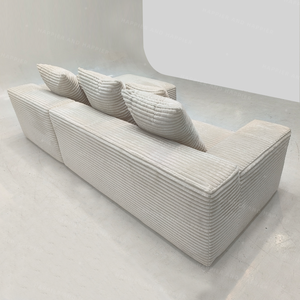 Modern Cloud Modular Compression L-Shape Set with Adjustable Features Fabric Covered Sponge Filled Luxury Lounge Furniture - Product Image 3