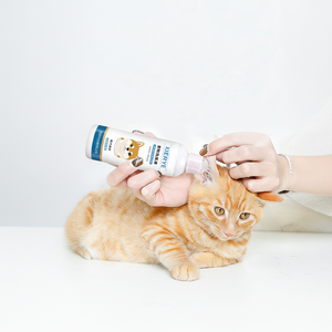 Liquide nettoyant apaisant pour les oreilles des animaux domestiques, gouttes auriculaires pour animaux, élimine la saleté et les odeurs chez les chats et les chiens, OEM personnalisé - Product Image 6