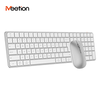 Combo de Teclado y Ratón Inalámbrico Recargable Meetion C230 para Magic Keyboard para PC, Laptop Windows, iMac, iPad y Tablet