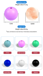 Moule à Glaçons Géants en Silicone de 2,5 Pouces pour Amateurs de Whisky, Bac à Glaçons à Fusion Lente pour Bar à Domicile et Cadeau - Product Image 2