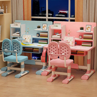 Meubles pour enfants, table d'étude ergonomique réglable en hauteur pour enfants, bureau et chaise