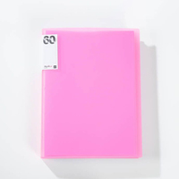 Porte-documents de présentation en plastique PP format A4, durable, imperméable, avec pochette de rangement et étui de présentation à motifs