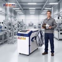 Machine de nettoyage laser à fibre portative industrielle de haute précision 2000W, 1500W, 3000W pour l'élimination de la rouille