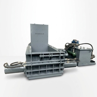 Mesin Baling BRD 125A Paduan Baja Tahan Karat Aluminium Bekas Kompresor Produktivitas Tinggi 15kW Pengolahan Daur Ulang Efisien 1