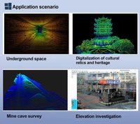 Escáner LiDAR Portátil Geosun GS-200G, Escáner Láser 3D SLAM para Ingeniería, Mapeo, Construcción, Adquisición de Datos 3D, Topografía