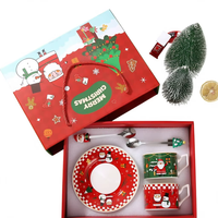 Nouvelle Arrivée 2026 – Tasse à Café, Thé ou Lait en Céramique Tendance avec Motifs de Père Noël et Bonhomme de Neige pour Fêtes et Cadeaux de Noël