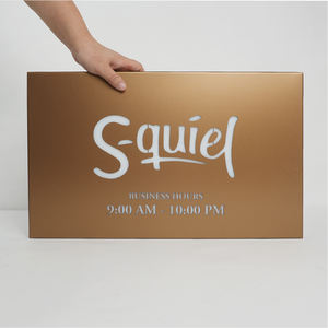 Премиальный прямоугольный декоративный световой короб для вывески, настенный дисплей для часов работы магазина - Product Image 5