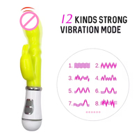 Großhandel 12-Gang Wasserdichter Vibrator Klitoris-Stimulator Vibrierender AV-Stick mit Eingebauter Batterie Sexspielzeug für Frauen
