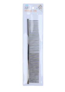 Peine de Alta Calidad para Mascotas, Peine Metálico para Perros y Gatos, Peine de Doble Cara con Dientes Finos y Anchos para Eliminar el Pelo Suelto - Product Image 6