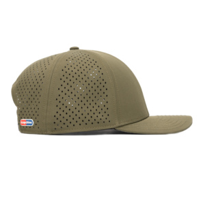 TCAP China Custom Reusable <b>Waterproof</b> Fabric Rubber Patch 6 Panel Mesh Baseball <b>Hat</b> - Product Image 3