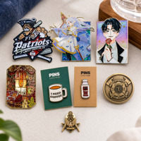 Badge en métal émaillé personnalisé plaqué or pour cadeaux de club et d'école - Vente en gros