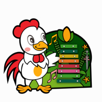 Animal Shape Standing Xylophone Children Educational Musical Percussion Instrument for Primary School