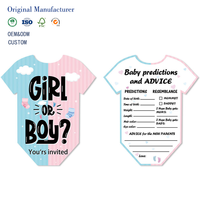 Tarjetas de Predicción de Género para Bebés, Tarjetas de Votación para Fiestas de Revelación de Género, Tarjetas de Votación para Adivinar si es Niño o Niña, Juego de Revelación de Género para Baby Shower