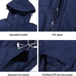 Waterproof Coat Wholesale Winter Insulation Coat Waterproof Hunting Outdoor Jacket Smart Battery Heated Jacket