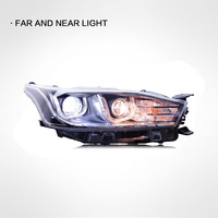 Phare avant à LED modifiées avec feux de jour, projecteur bi-xénon, compatible Yaris 2013-2016 - Vente Flash