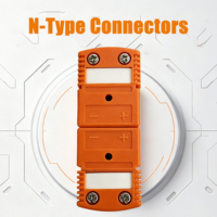 Connecteur de thermocouple de type N, prise mâle/femelle standard orange en plastique, adaptateur de borne pour équipement de four de traitement
