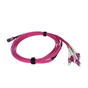 Ai Data Center ใยแก้วนำแสง100G MTP MPO มัลติโหมด OM4<span class=keywords><strong>สาย</strong></span>เคเบิลใยแก้วนำแสง Plenum 12F 40/100G 10M - Product Image 3