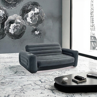 Chaise de canapé gonflable moderne pour deux personnes, carrée et pliable, extensible pour meubles de salon