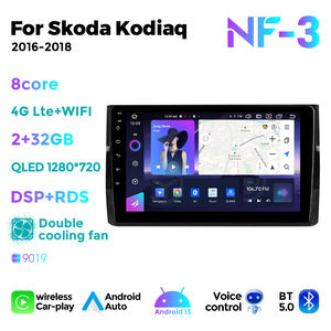 NaviFly NF nouveau <span class=keywords><strong>Android</strong></span> qled écran tactile 4g lte wifi 1280*720 pour <span class=keywords><strong>Skoda</strong></span> <span class=keywords><strong>Kodiaq</strong></span> 2016-2018 avec voiture jouer <span class=keywords><strong>Android</strong></span> <span class=keywords><strong>auto</strong></span> - Product Image 4