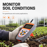 Kit d'analyse de sol portable avec capteur multiparamètres pour la mesure de la température et de l'humidité du sol