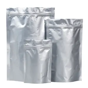 heat resistant food package stand up zipper Aluminum Foil vacuum bag Plastic beverage Wine alu vacuum Bag