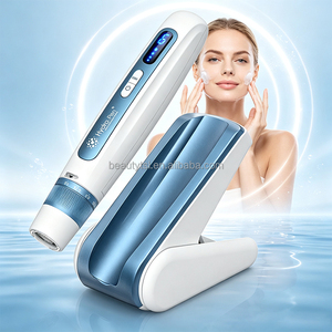 Stylo Derma <span class=keywords><strong>Pro</strong></span> à Conception Intégrée pour Thérapie de Microneedling au Sérum, <span class=keywords><strong>Dermapen</strong></span> Hydra Pen Hydrapen H5 avec Brosse Nettoyante Visage à Nano-Aiguilles - Product Image 1